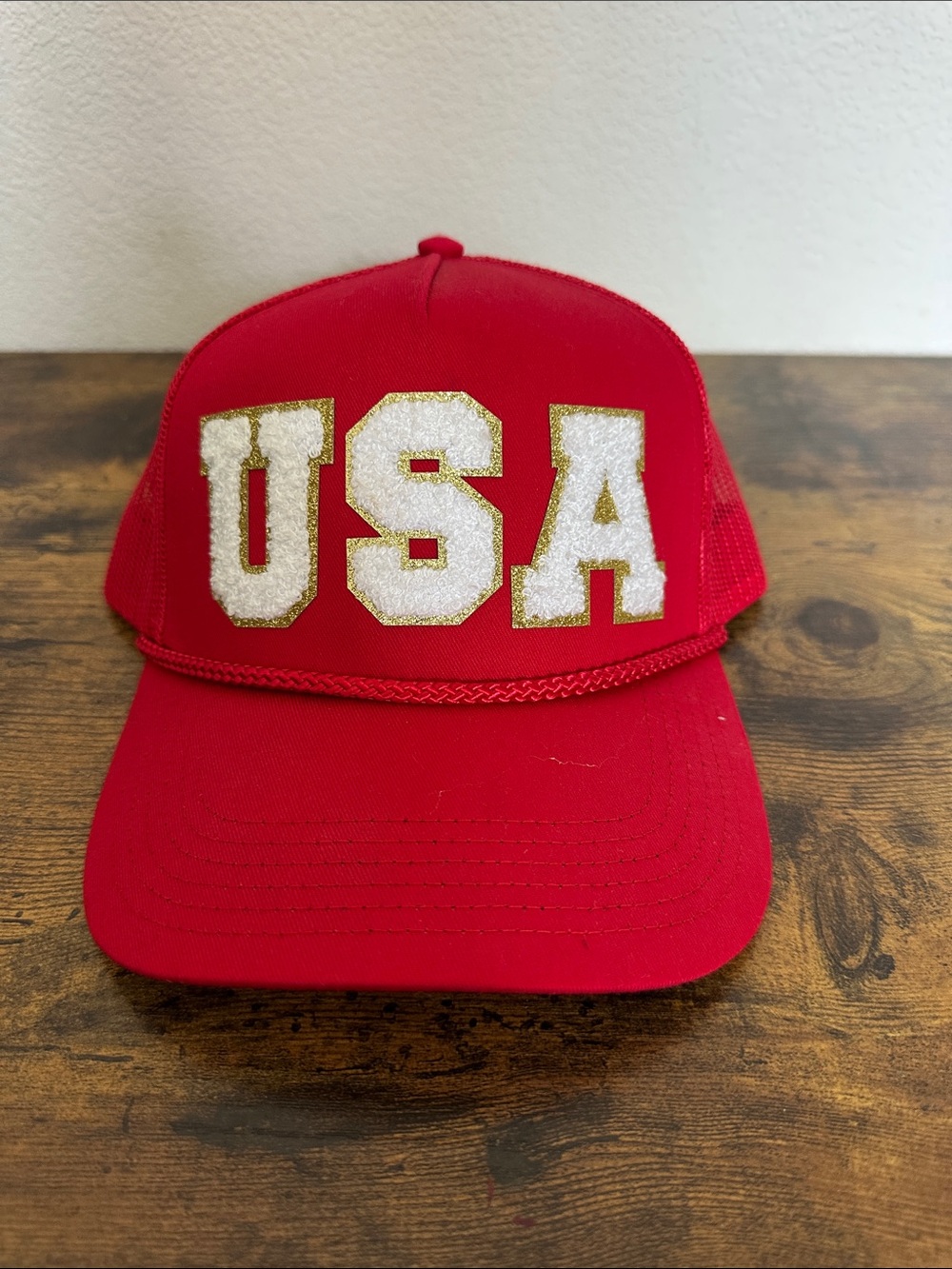OTTO Red USA Foam Trucker Hat